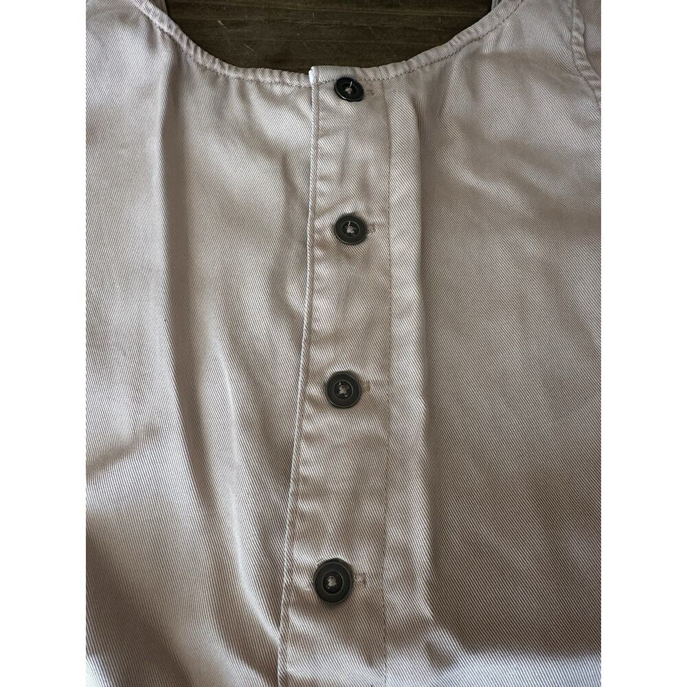 BDG Urban Outfitters Peach Button Women's Romper Shorts Overalls Size Medium - Picture 6 of 14